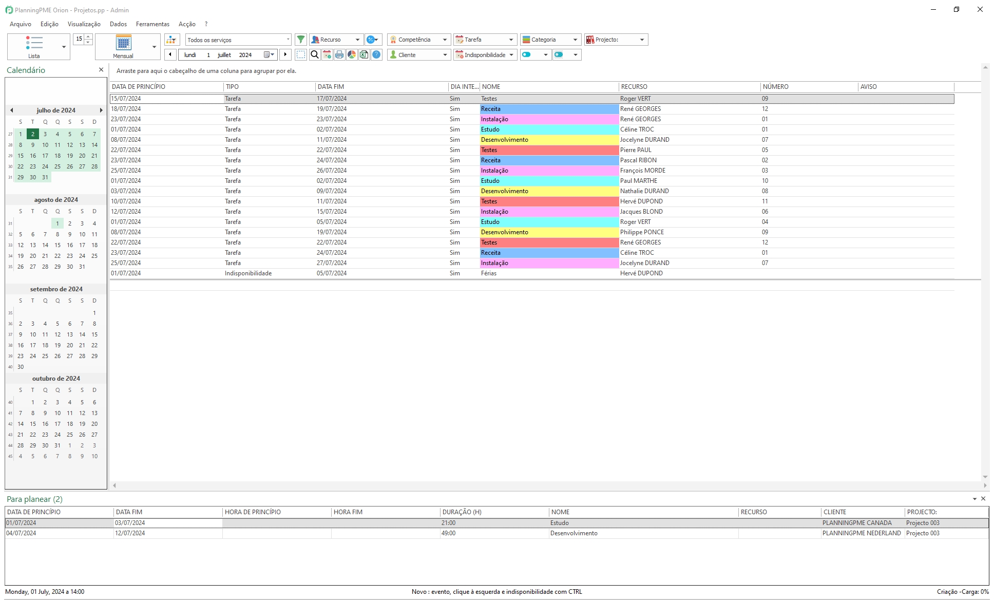 on the task label: PlanningPME