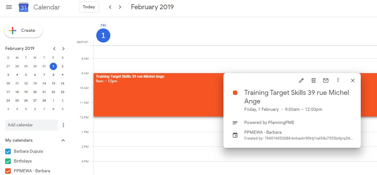 google calendar synchronization